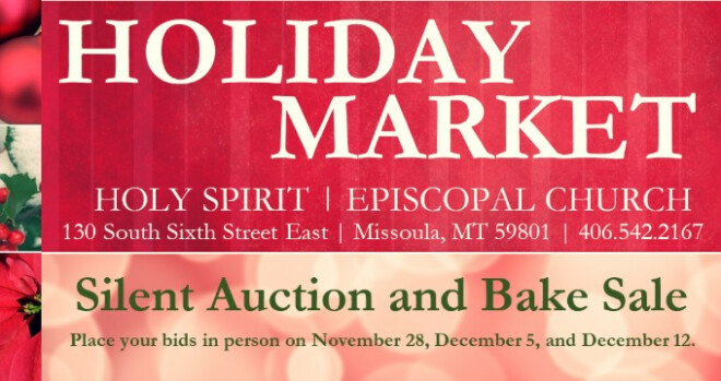 Holiday Market: Silent Auction and Bake Sale